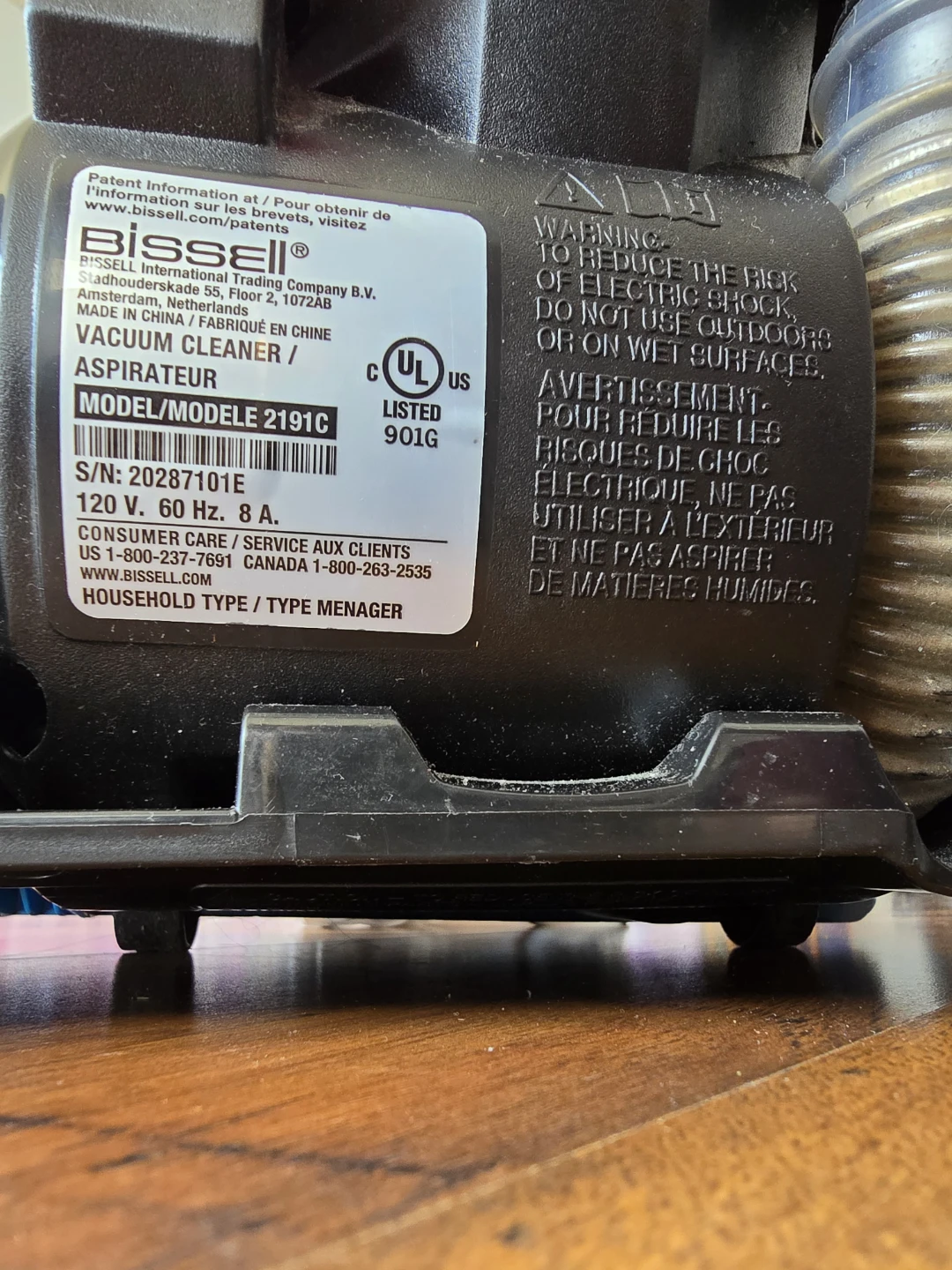Bissell PowerForce Vacuum Cleaner Model 2191C - photo 4