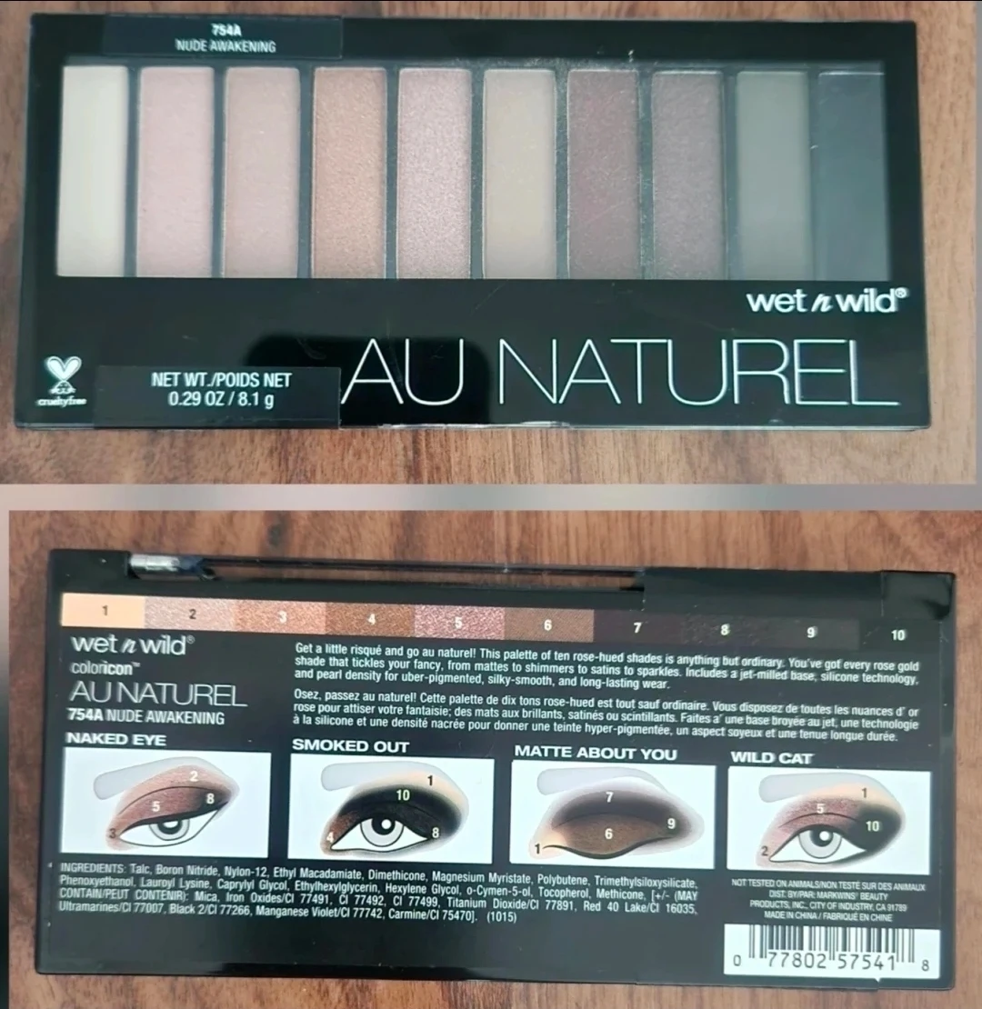 🏈 Wet n Wild Au Naturel Eyeshadow Palette