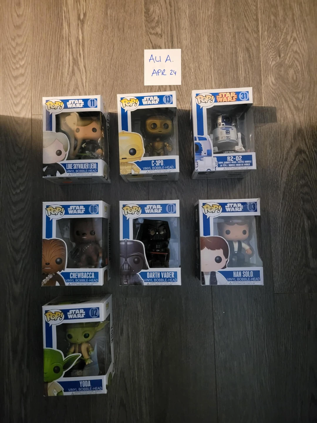 Early Release Original series Star Wars Funko Pops