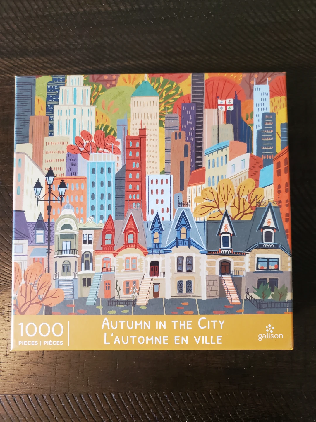 Galison Autumn in the City 1000 Piece Puzzle 🏈