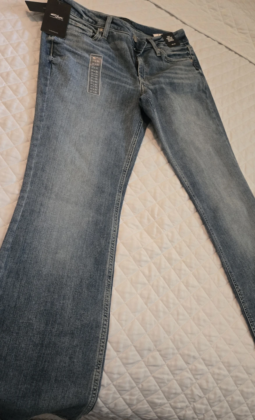 New Silver jean