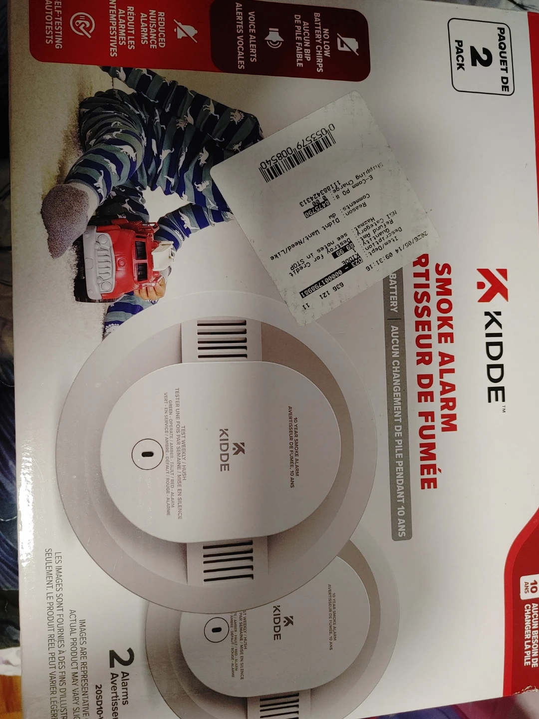 Kidde Smoke Alarm 2 Pack