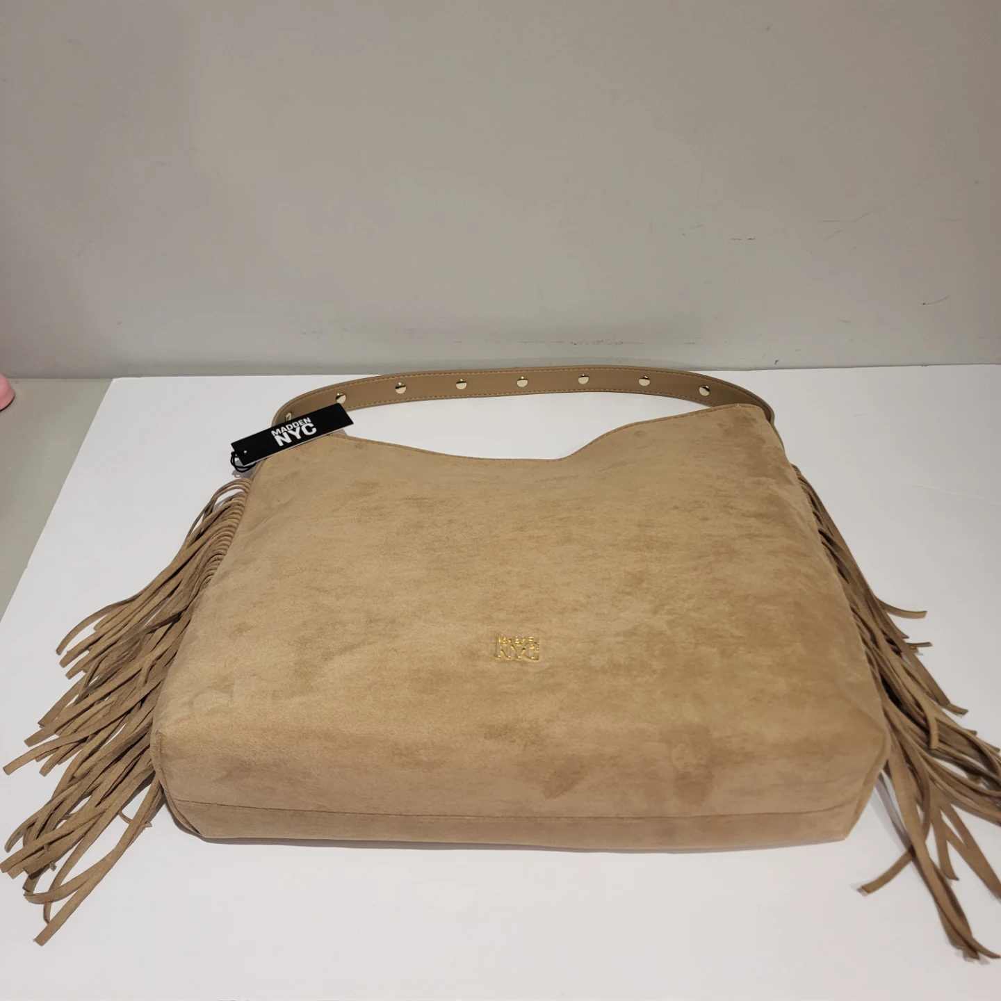 Madden NYC Fringe Suede Shoulder Bag - photo 2
