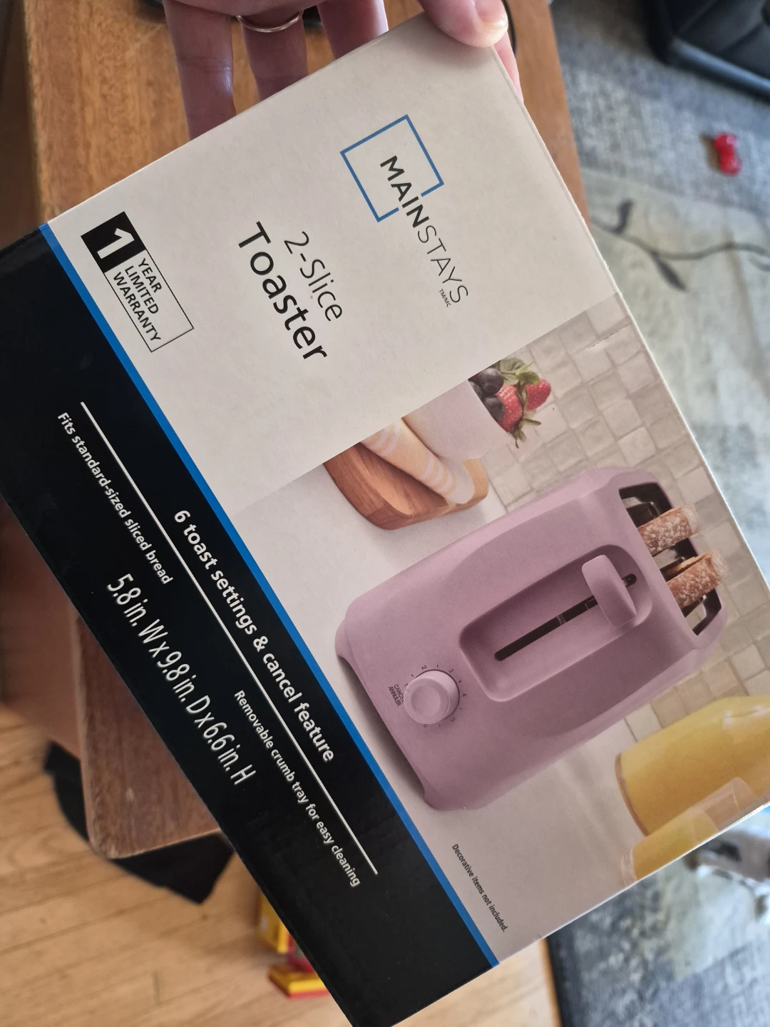 Mainstays 2-Slice Toaster
