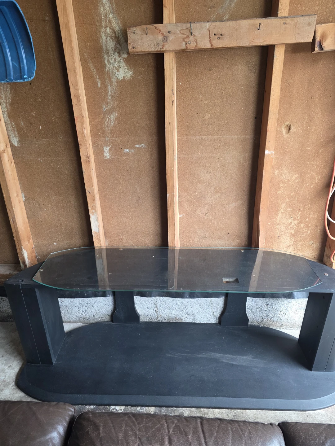 Black Glass Media Console - photo 2