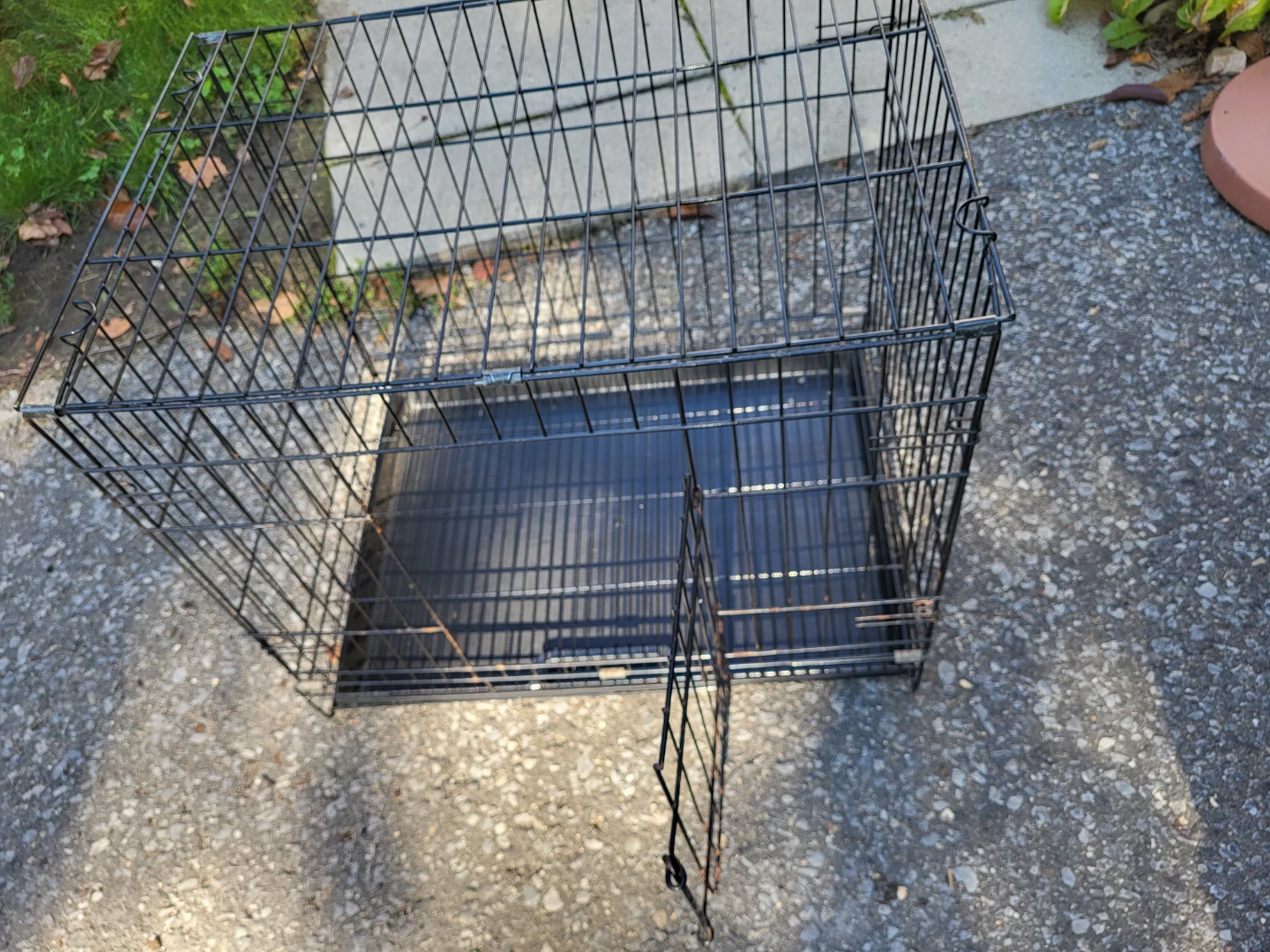 Small Collapsible Metal Pet Crate - photo 2