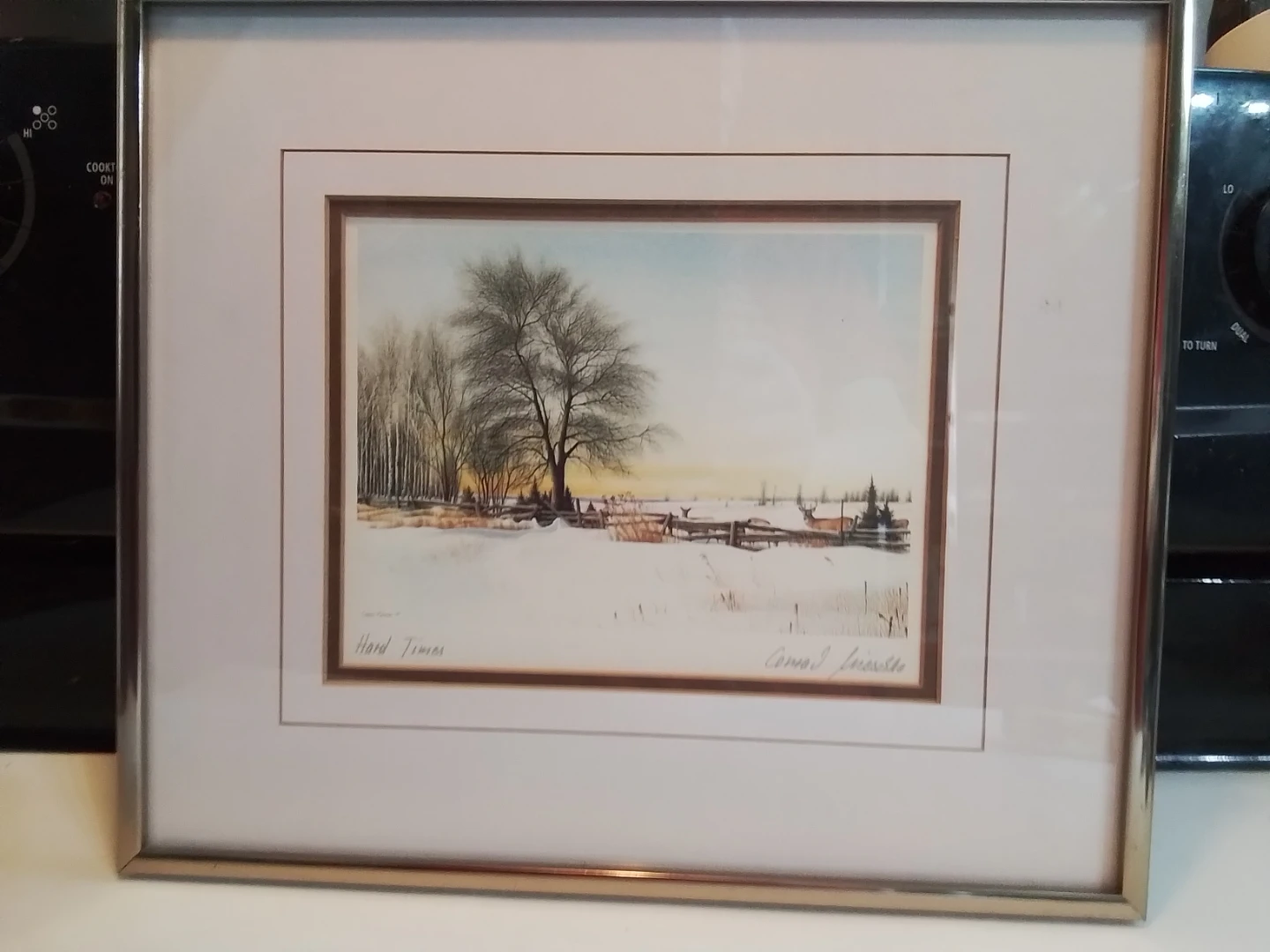"Hard Times" by Conrad Mieschke (Canadian, 1938–) – Hand-Signed - photo 2