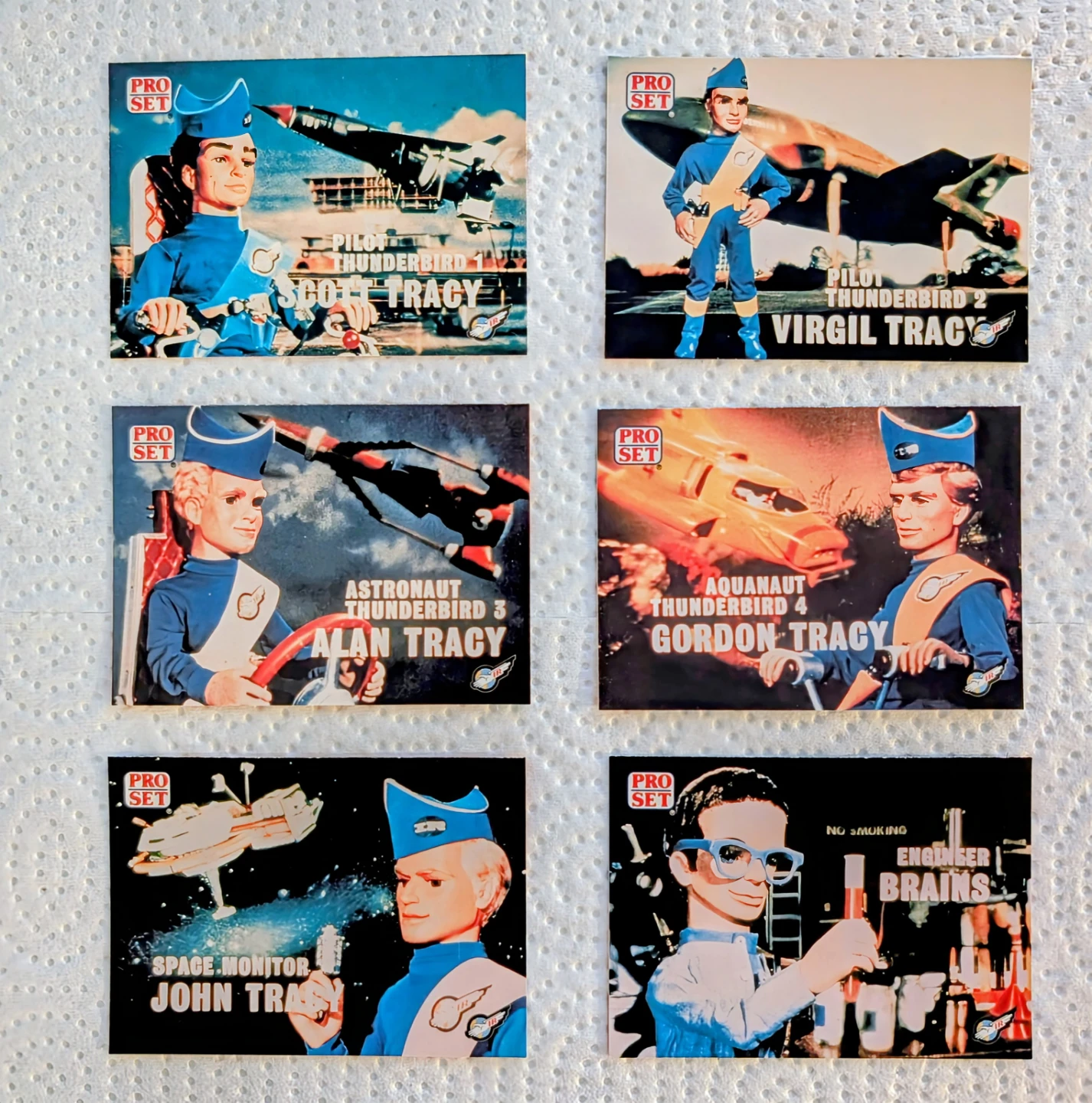 Pro Set Thunderbirds Trading Card Collection - 100 Cards 🏈