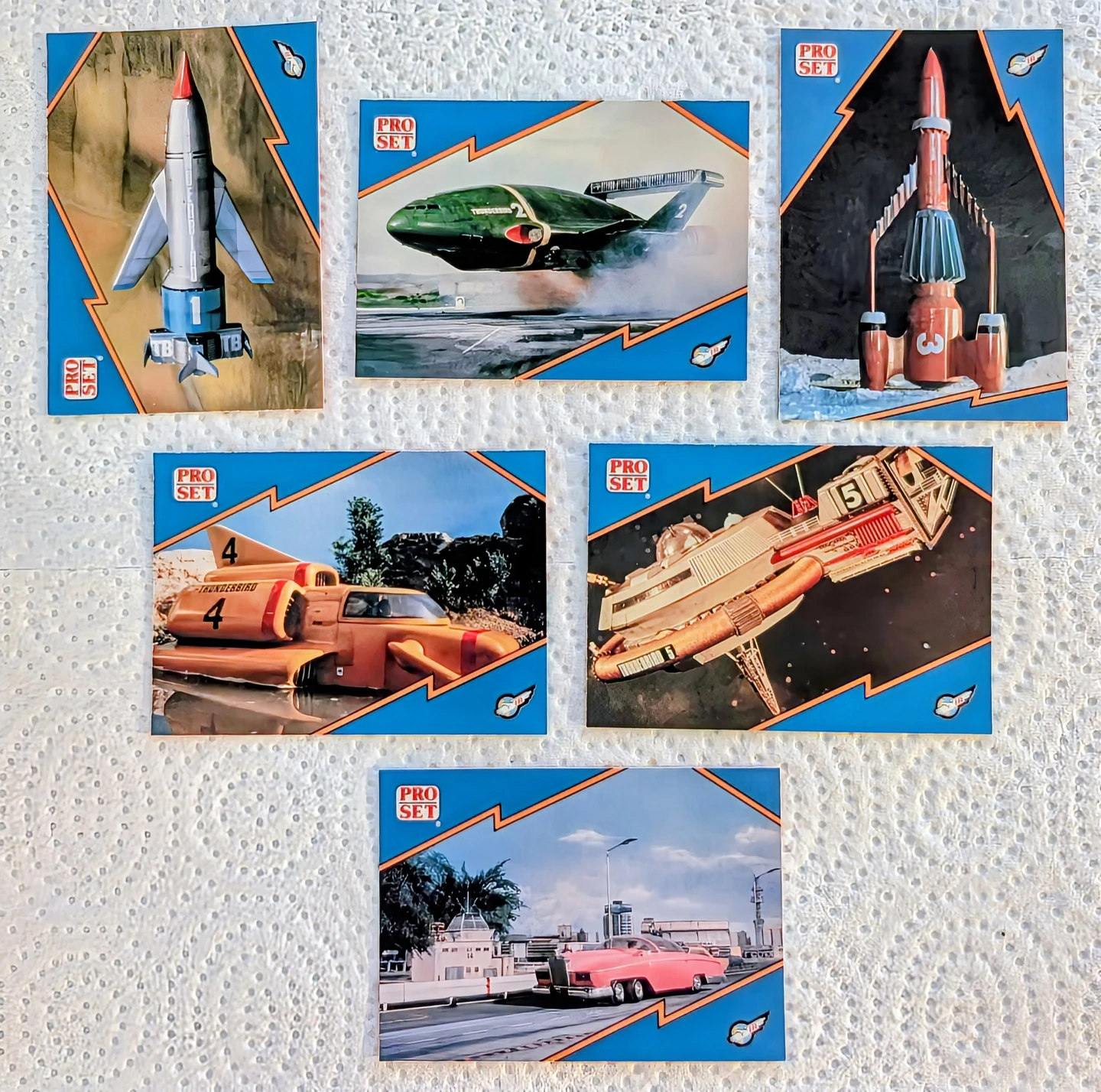 Pro Set Thunderbirds Trading Card Collection - 100 Cards 🏈 - photo 3