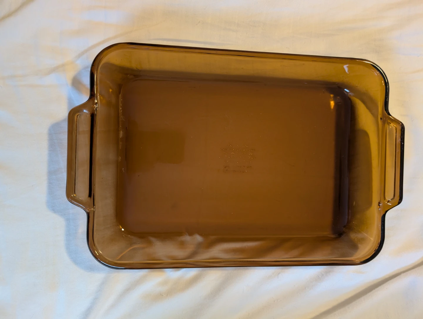 Anchor Ovenware Baking Dish amber glass - photo 2