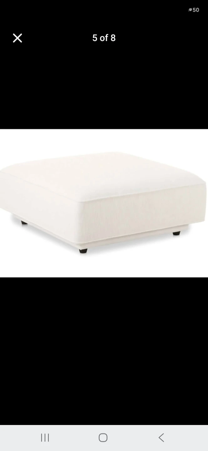 Moe's Rosello Square Ottoman - photo 2