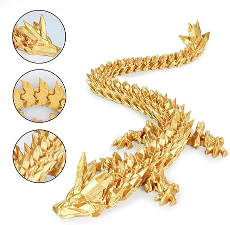 Articulated Crystal Dragon Figurine no egg