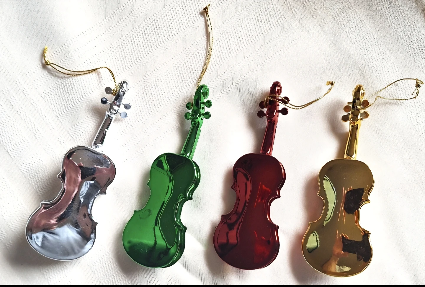Violin Christmas Ornaments (Set of 4) - photo 2