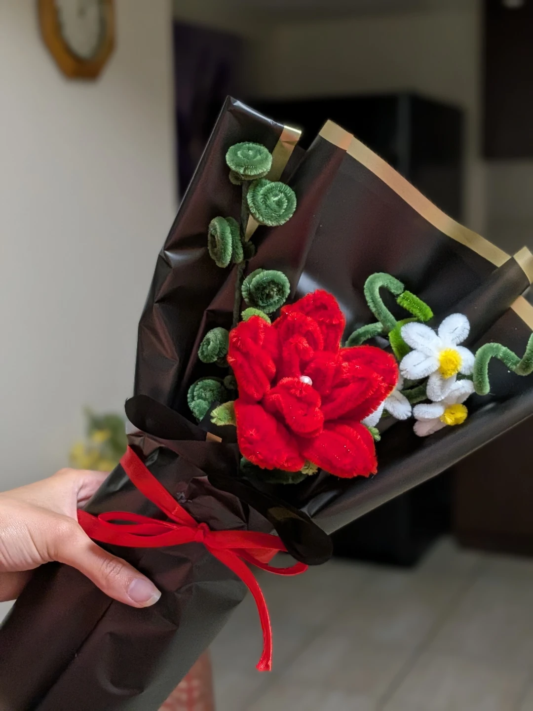 Nush customized Handmade Pipe Cleaner Flower Bouquet - photo 4