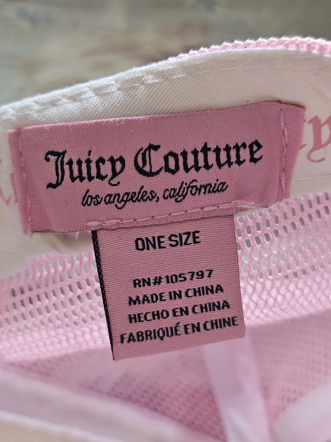 Juicy Couture Pink Trucker Hat - photo 5