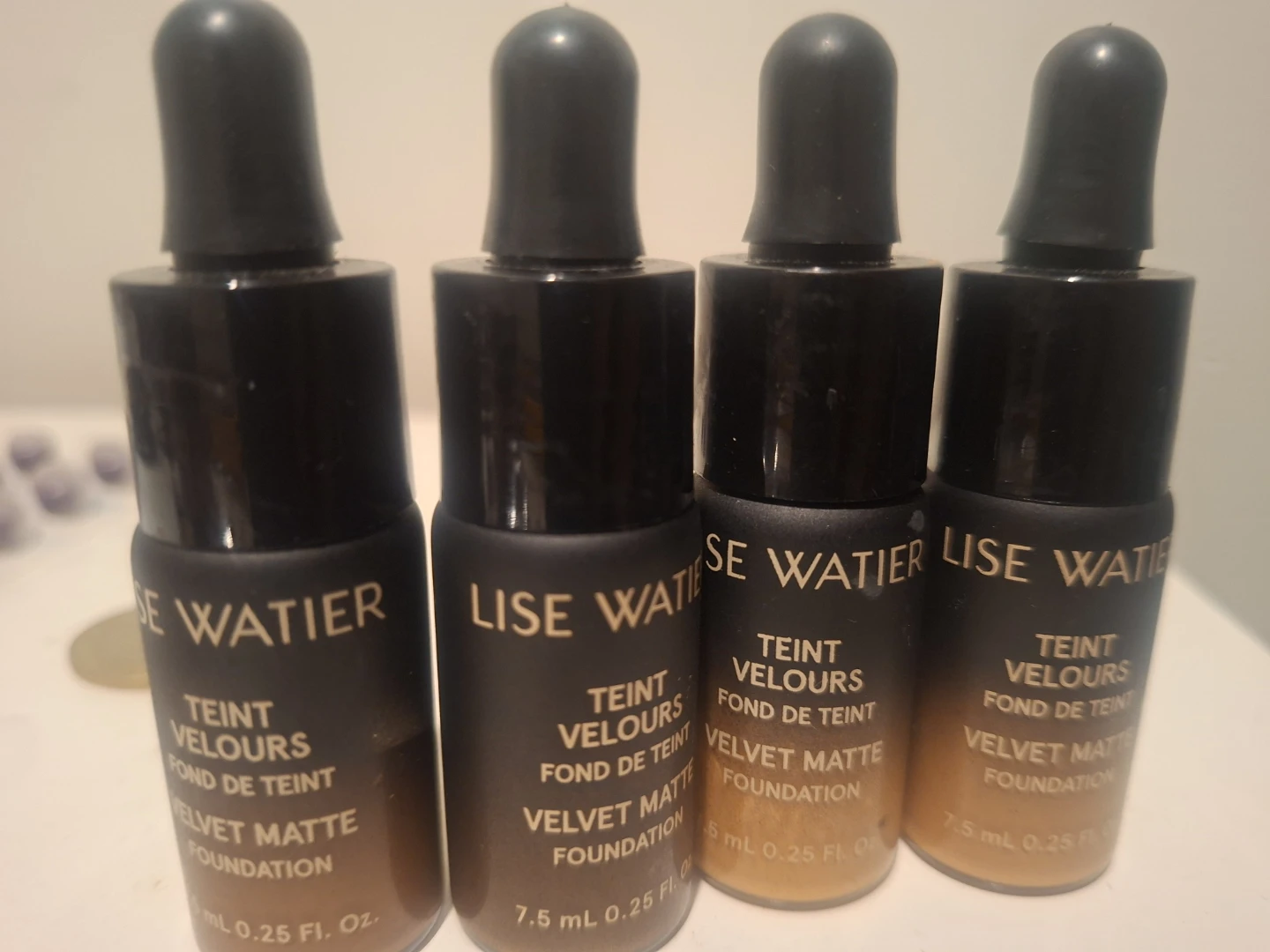 Lise Watier Teint Velours Foundation 4 Pack