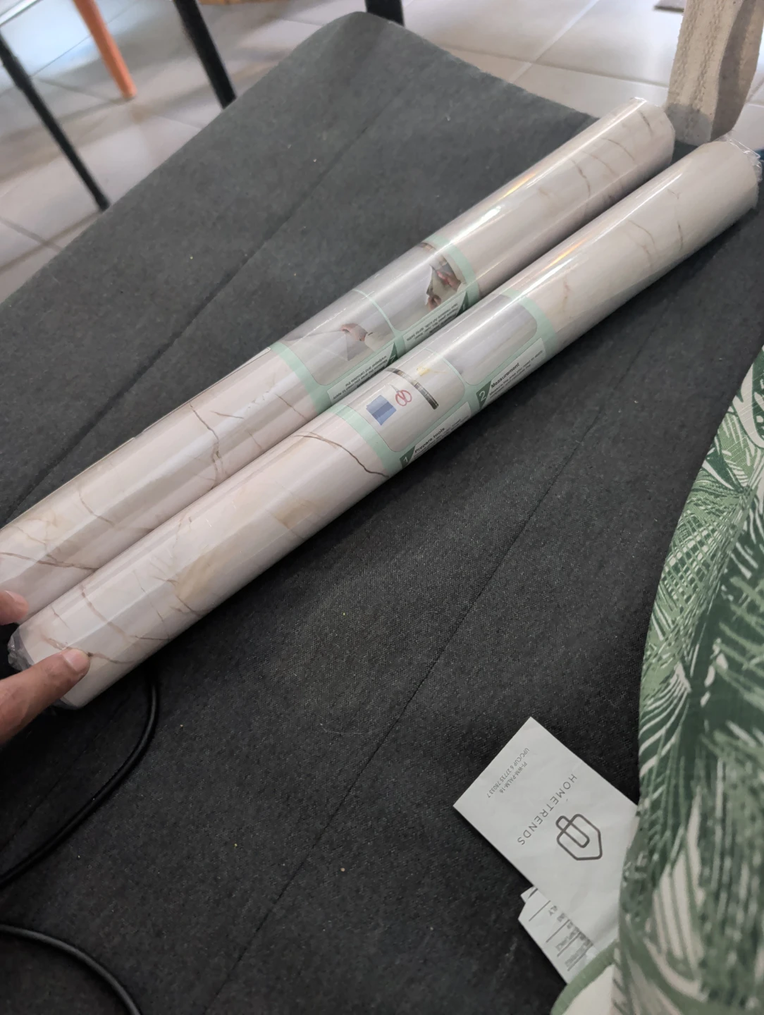 2 Rolls Marble Contact Paper - photo 2