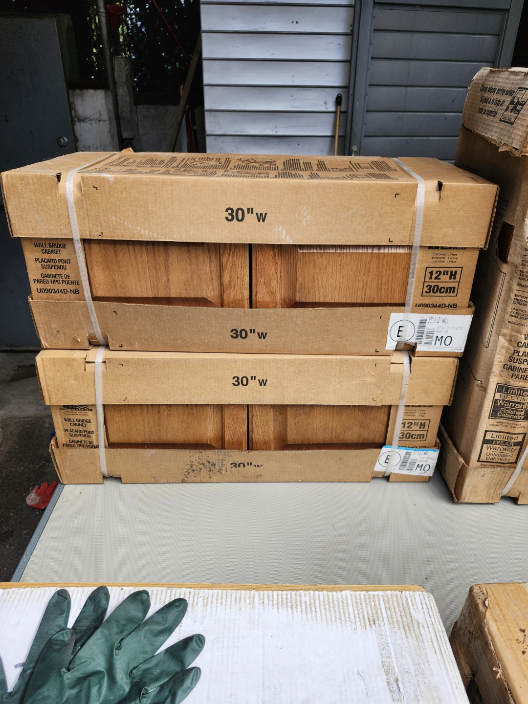 Hampton Bay 30 inch Oak Wall Cabinet