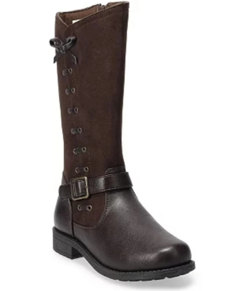 Rachel Shoes Dark Brown Knee-High Boots