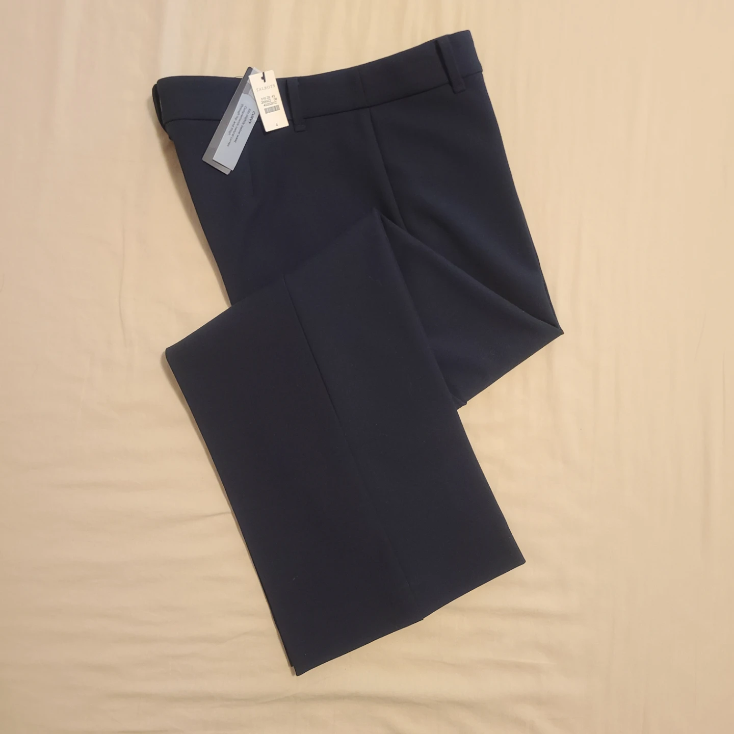 Talbots Curvy Fit Trousers Navy Size 4  🏈