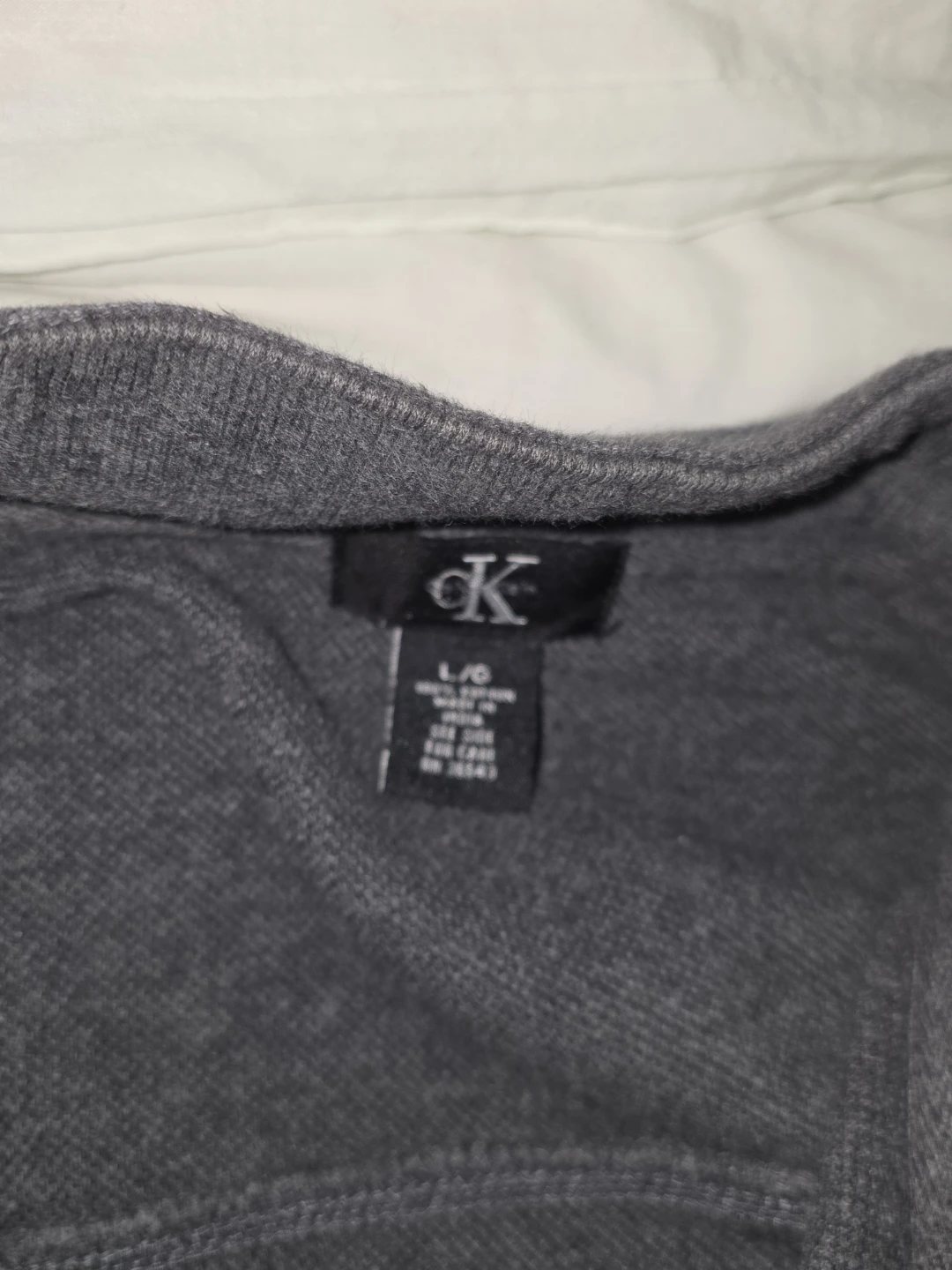 Calvin Klein Grey Zip-Up Hoodie - photo 2