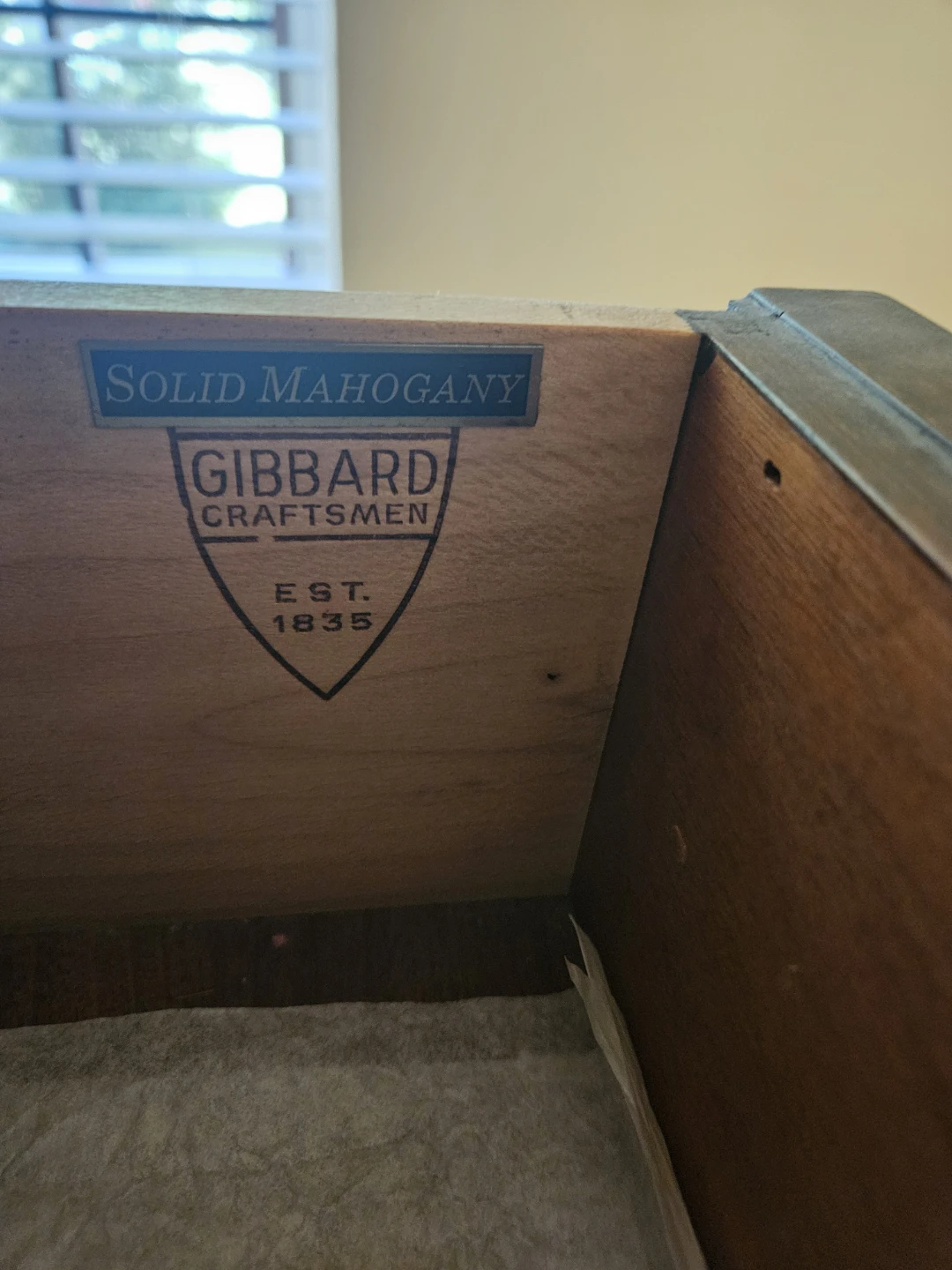 Gibbard Solid Mahogany China Cabinet - photo 5