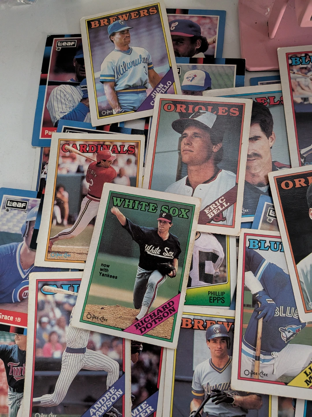 Vintage 1980s MLB Baseball Card Collection