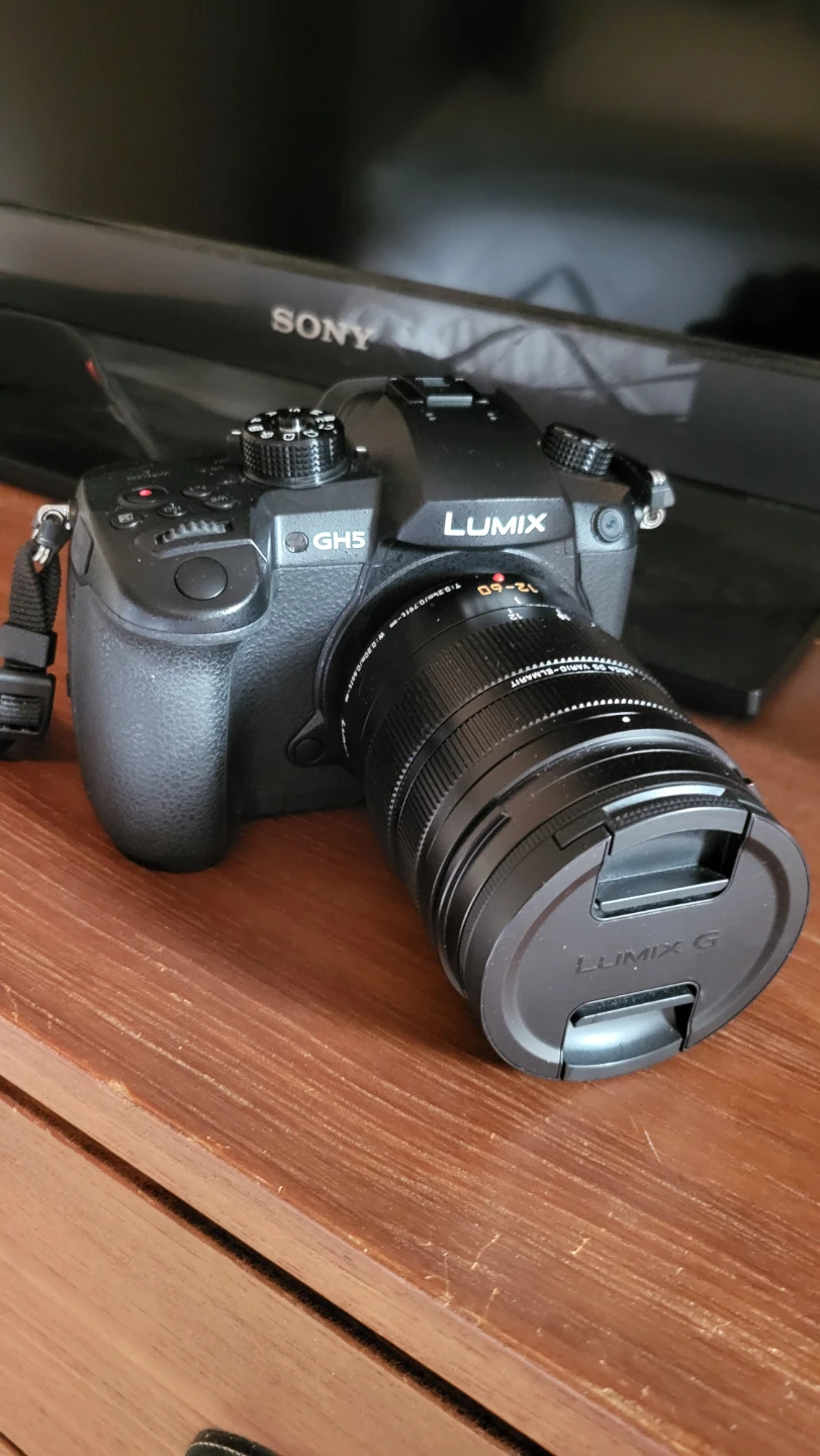 Panasonic Lumix GH5 camera and lens