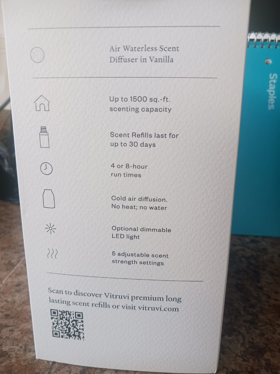 Vitruvi Air Waterless Scent Diffuser in Vanilla - photo 4