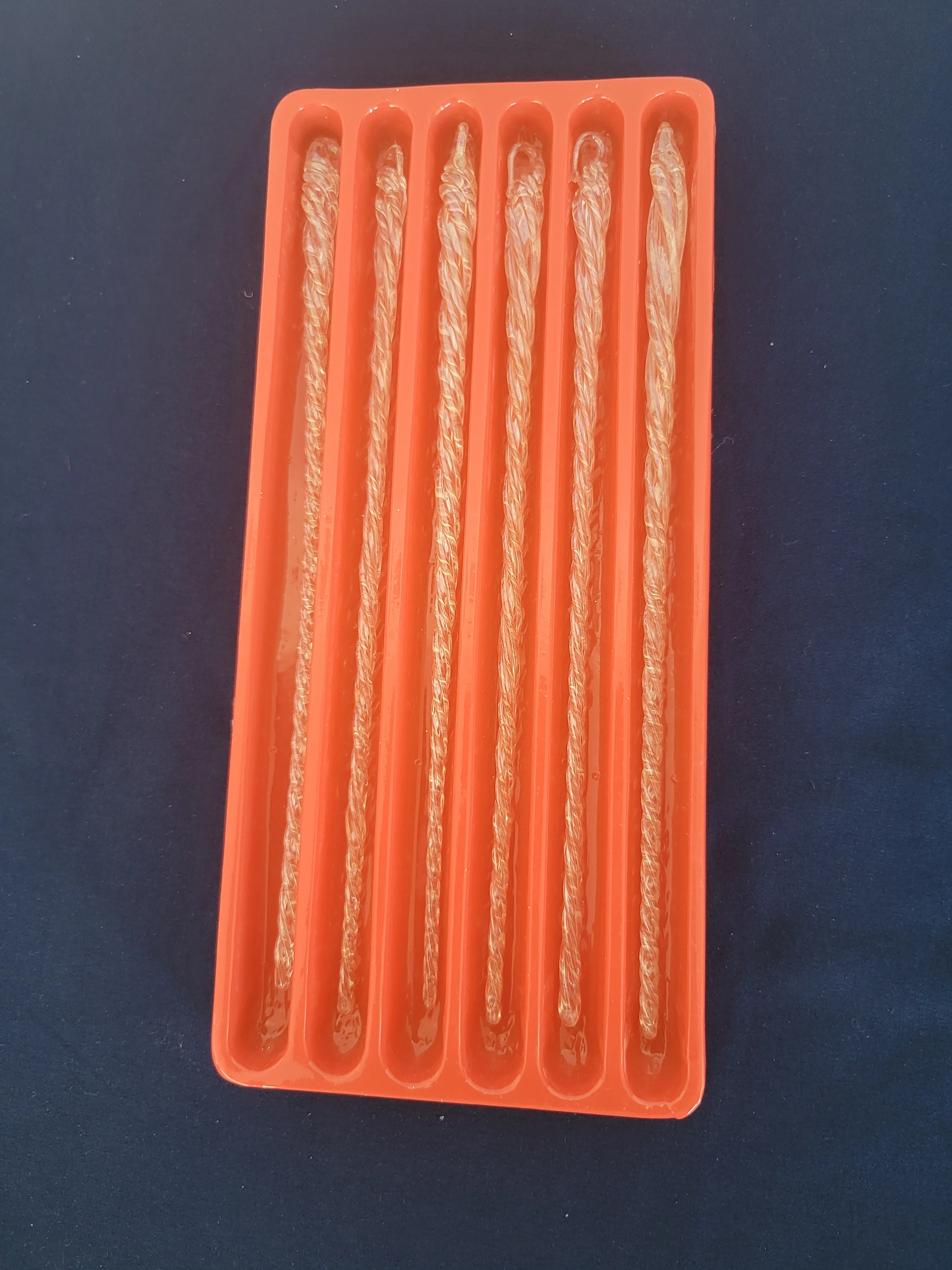 Vintage Glass Icicle Ornaments - Set of 6 - 4 boxes available