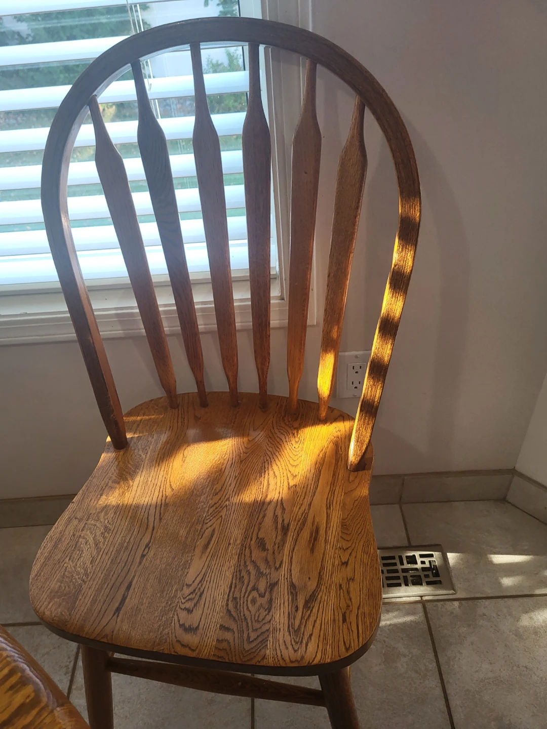 Oak Dining Table Set with 4 Chairs - photo 3