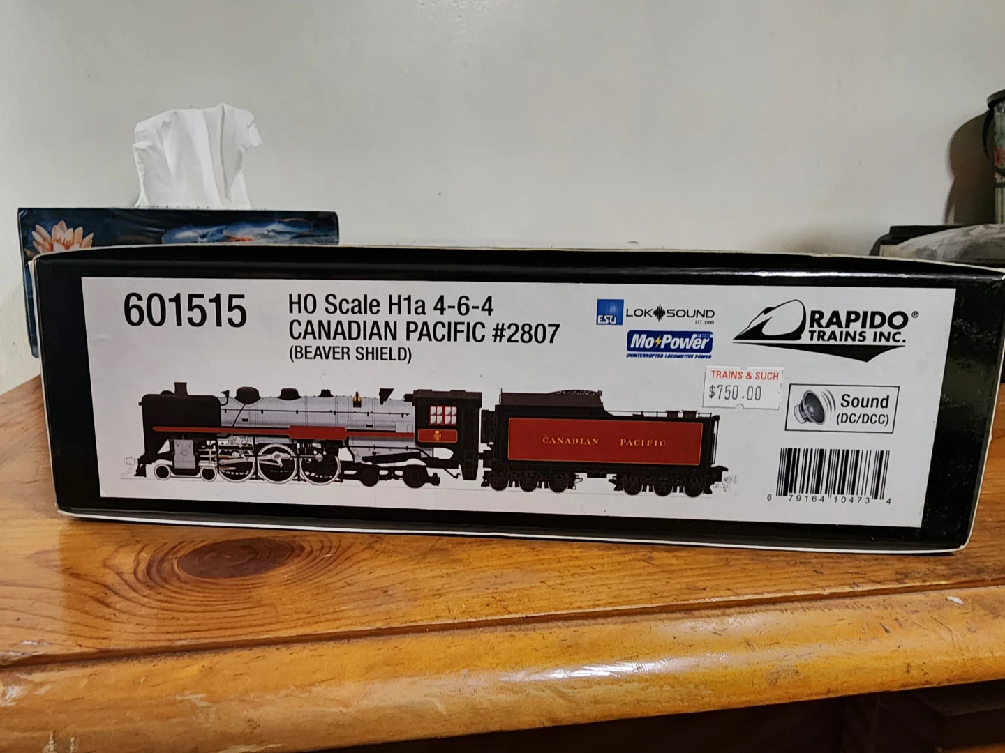 Rapido Trains H1a 4-6-4 Canadian Pacific Locomotive #2807 - photo 2