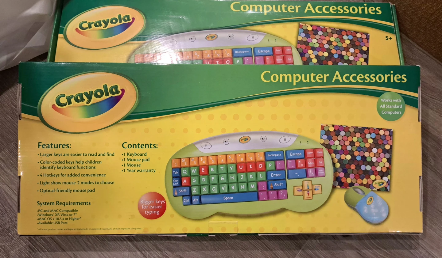 🖍🖍 Crayola Kids Keyboard + Mouse + Mousepad - photo 4
