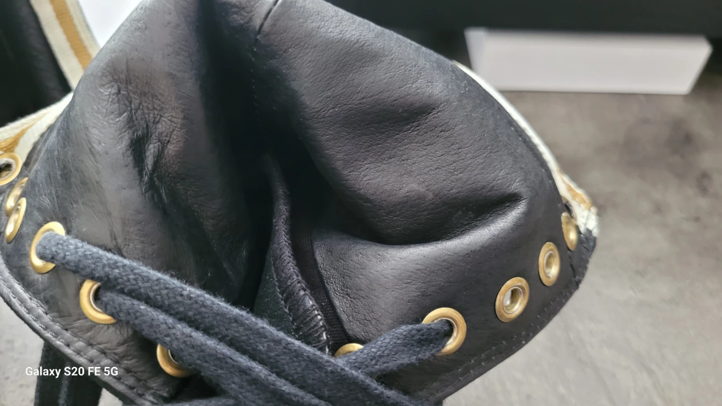 Converse Chuck Taylor All Star Black Gold High Tops - photo 5