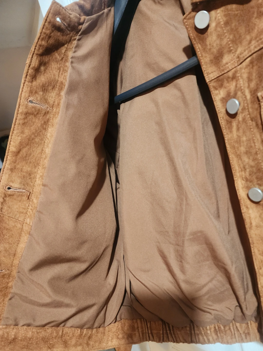 Icone par Simons Brown Suede Jacket - photo 5