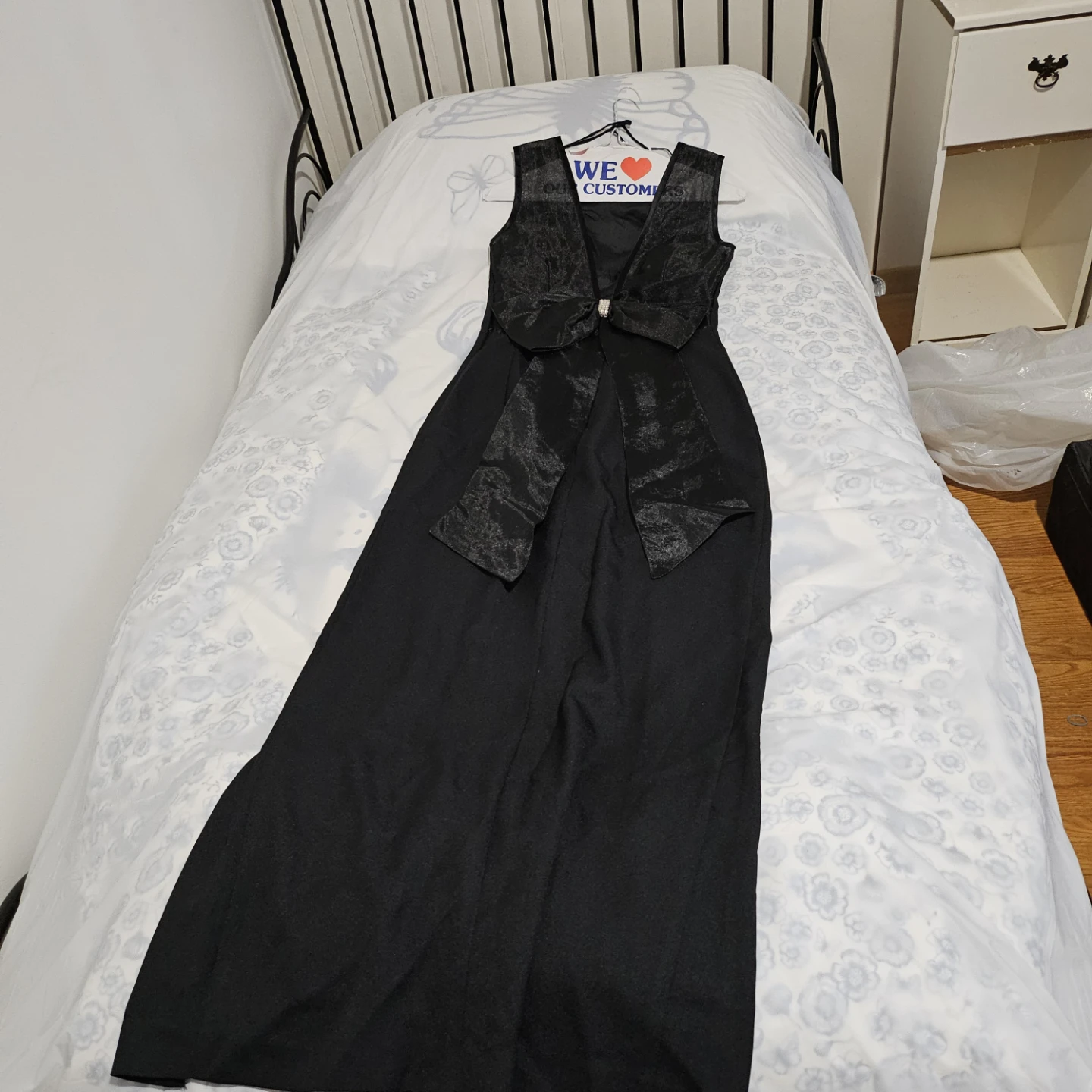 Nu-Mode Black Formal Dress Size 7/8 - photo 3