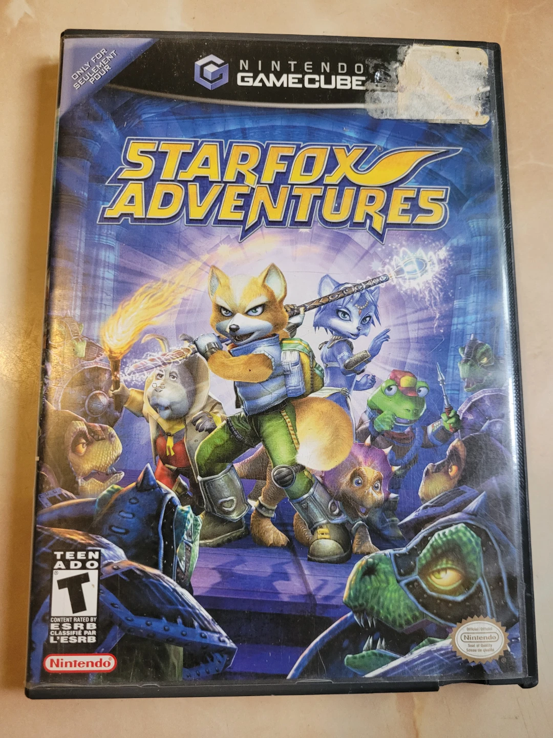 "STARFOX ADVENTURES" NINTENDO GAMECUBE