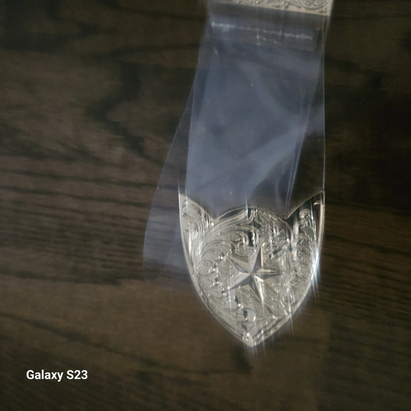 Clear Western Style Belt with Gold Accents - photo 4