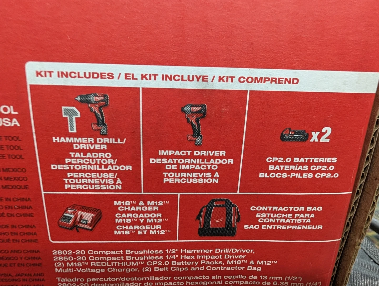 Milwaukee M18 Compact Brushless 2-Tool Combo Kit 2900-22CT - photo 2