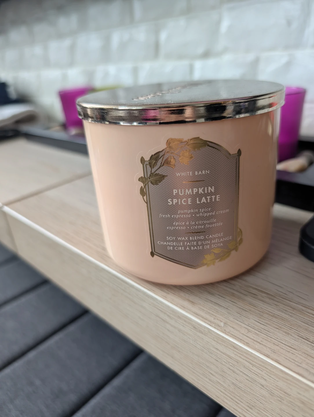 White Barn Pumpkin Spice Latte 3-Wick Candle