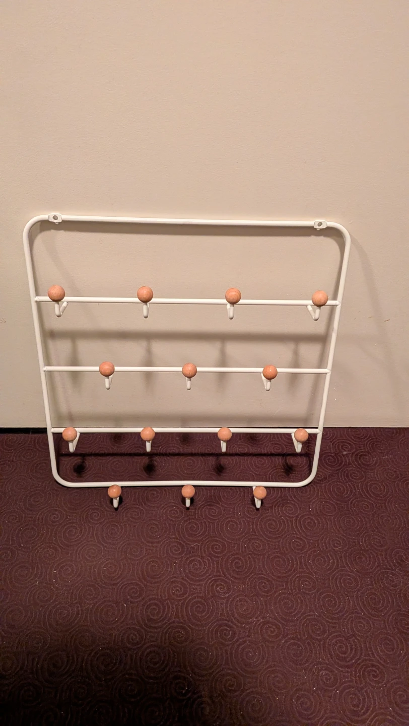 Umbra white wall-mounted coat rack - photo 2
