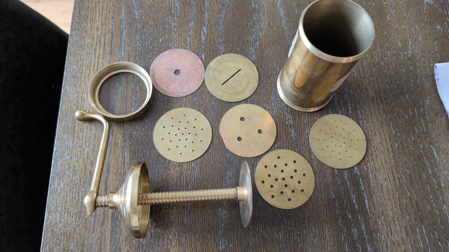 Hallmark Sev Sancha Brass Kitchen Press