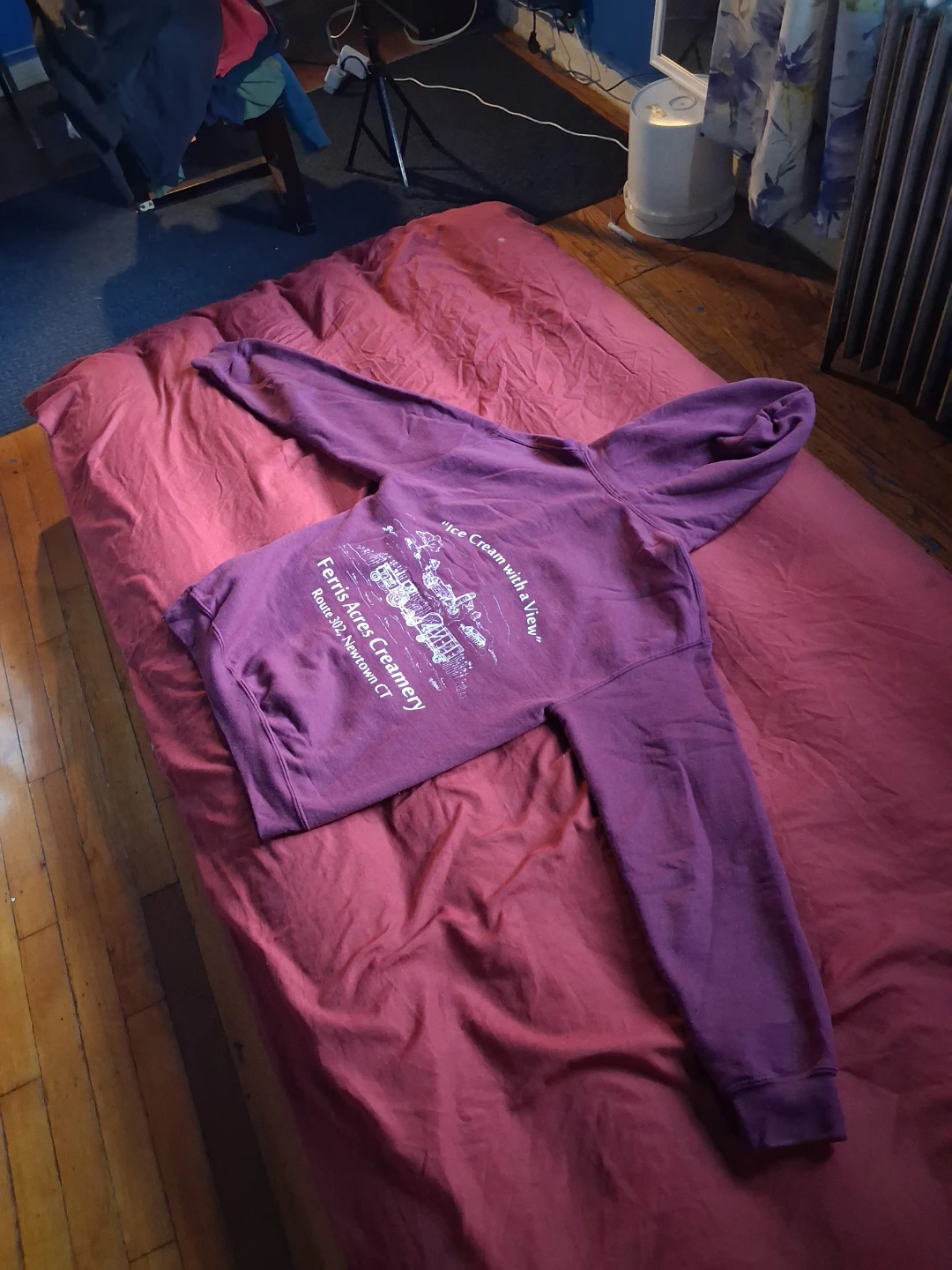 Ferris Acres Creamery Purple Hoodie - photo 4
