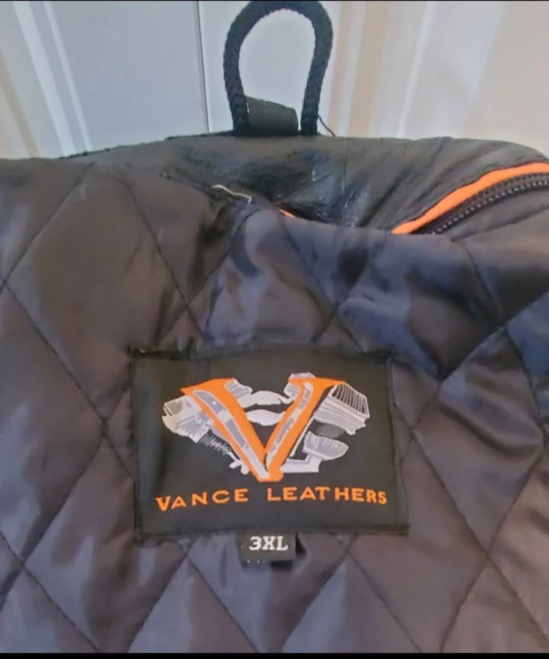 Leather motorcycle jacket - photo 3