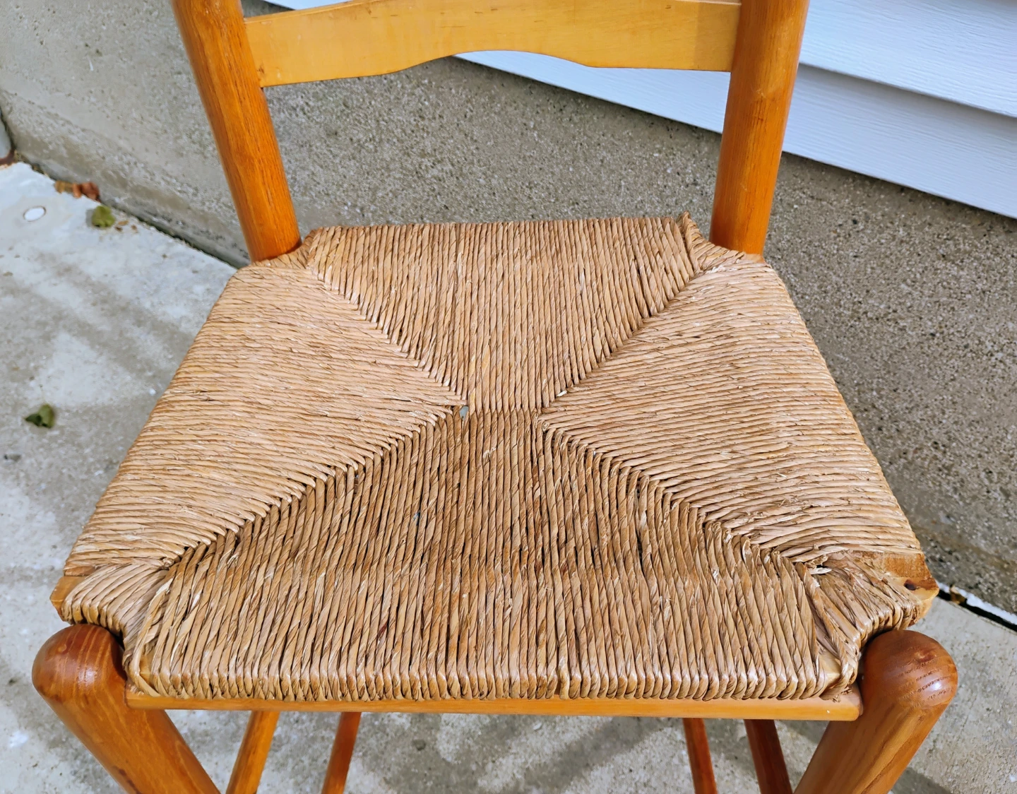 WOOD & WOVEN RAFFIA BAR CHAIRS (SET OF 2) - photo 3