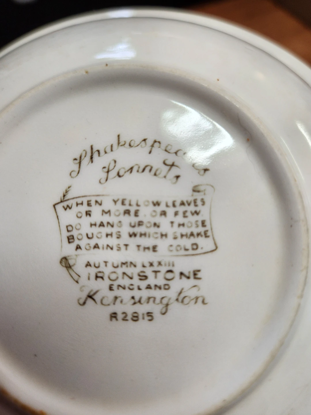 Shakespeare's Autumn sonnets dishes - photo 5