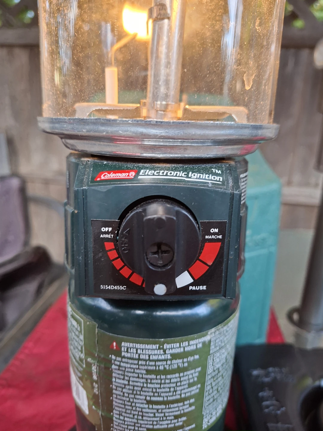 Coleman Electronic Ignition Propane Lantern with Case - photo 2