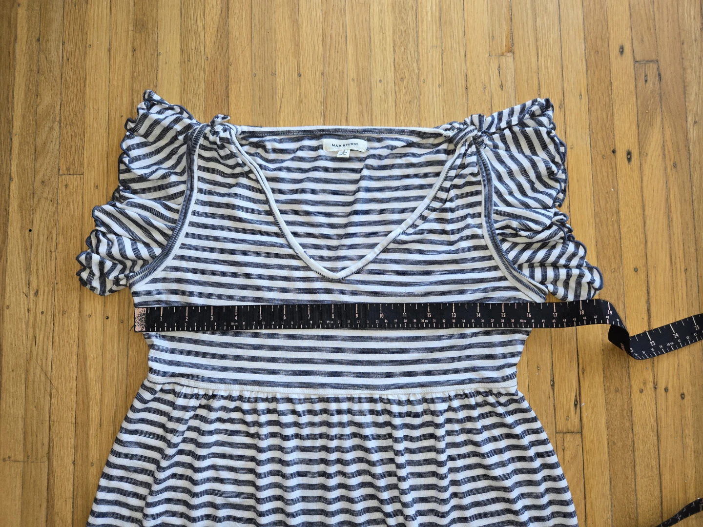 Max Studio Striped Tiered Dress - Size S - photo 4