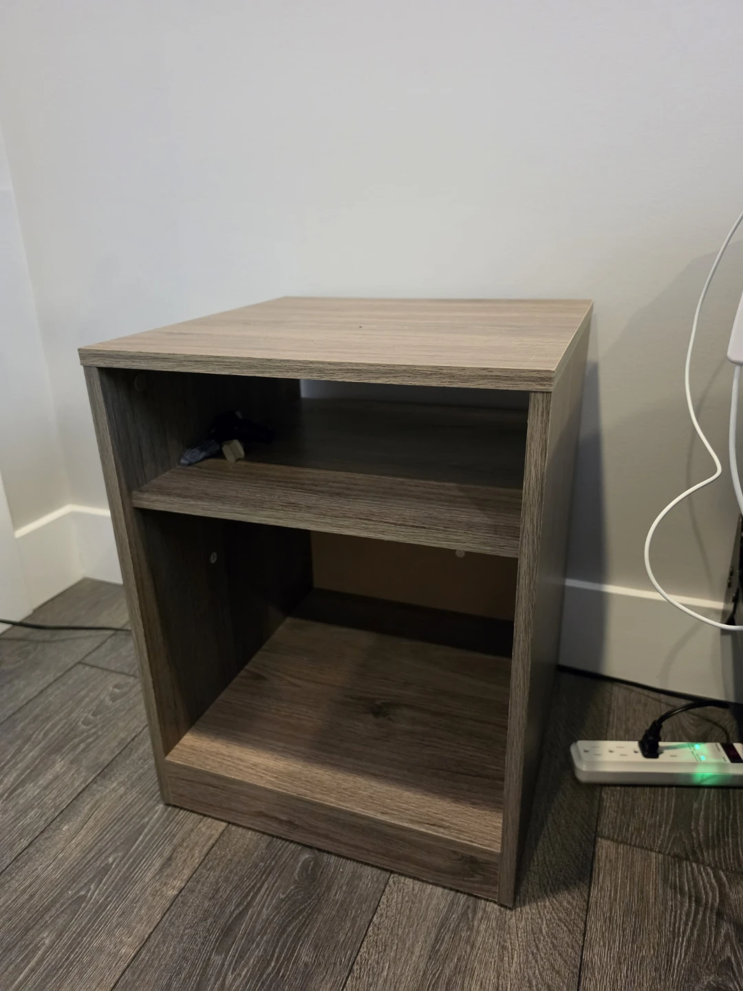 Wood Grain Bedside Table - photo 4