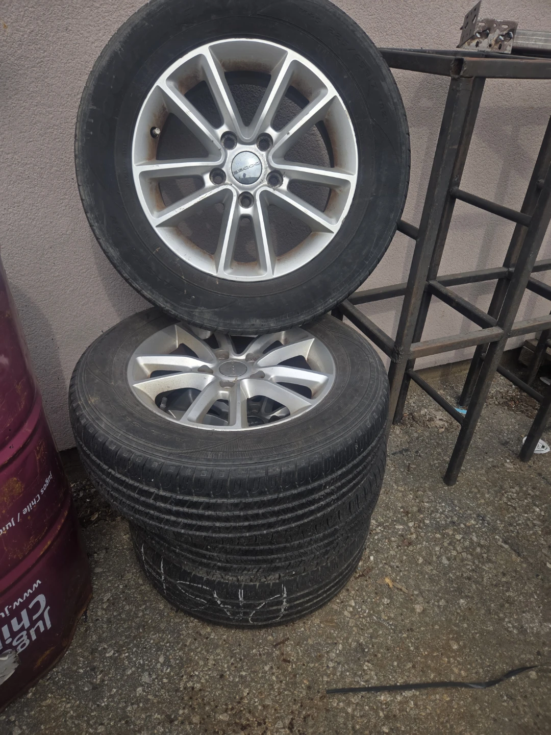 4 tires with rims